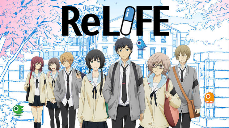 ReLIFE (2016) Season 01 Dubbed by Crunchyroll Multi Audio [Hindi-English-Japanese]