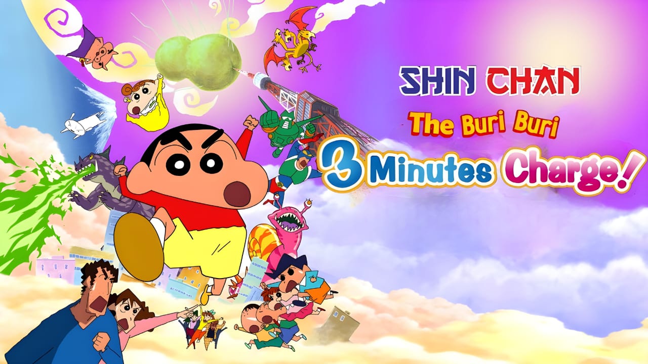 Movie 13 - Shin-chan: The Legend Called Buri Buri 3 Minutes Charge (2005) BluRay Multi Audio [Hindi-Tamil-Telugu-Mal-Ben-Jap] 480p, 720p & 1080p HD | 10bit HEVC ESub [Uncensored]