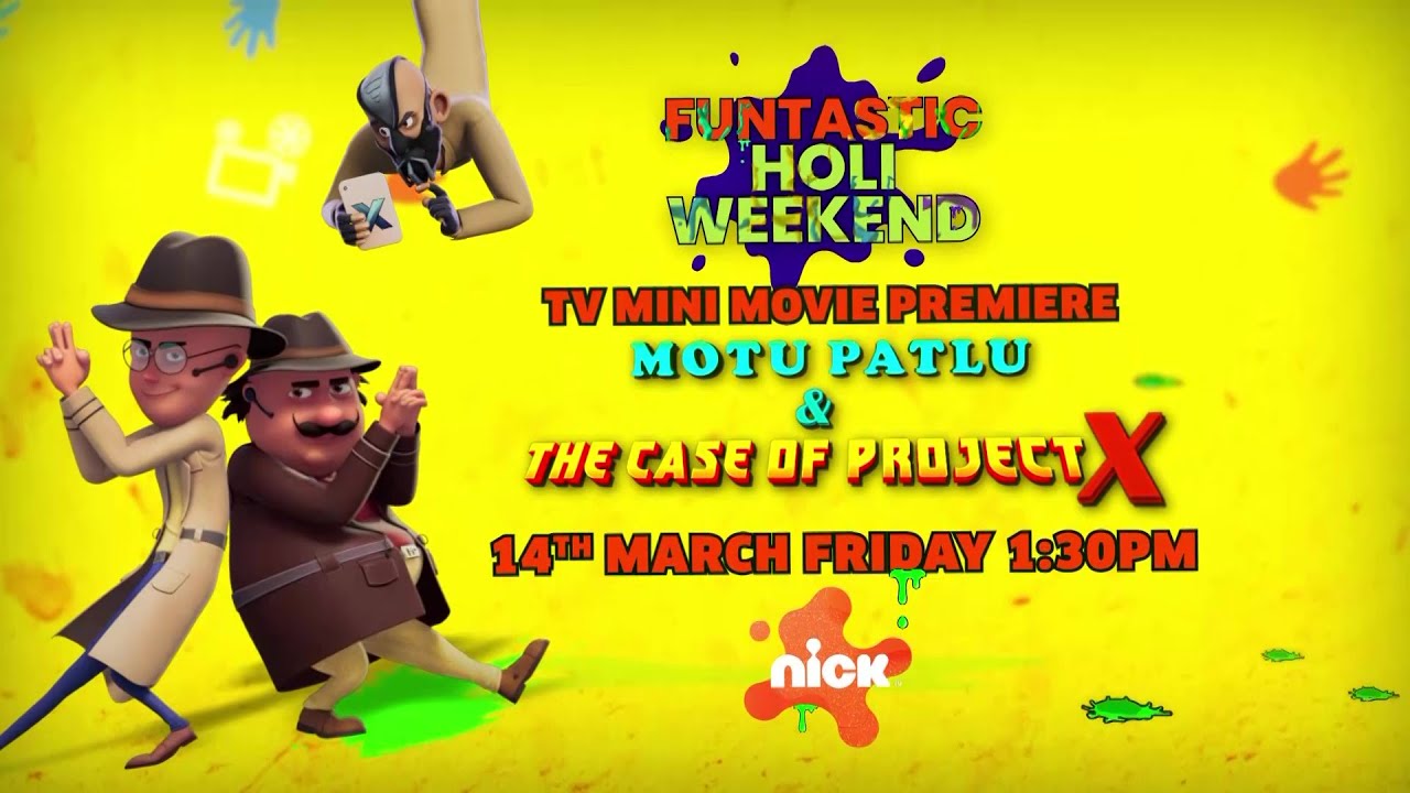 Motu Patlu & The Case of Project X [Hindi-Tamil-Telugu-Kannada-Malayalam-Marathi-Bengali] Movie Download 576p SDTV WEB-DL