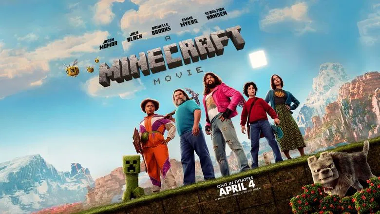 A Minecraft Movie (2025) Hindi Official Dubbed Single Audio HDTS in 480p & 720p & 1080p.