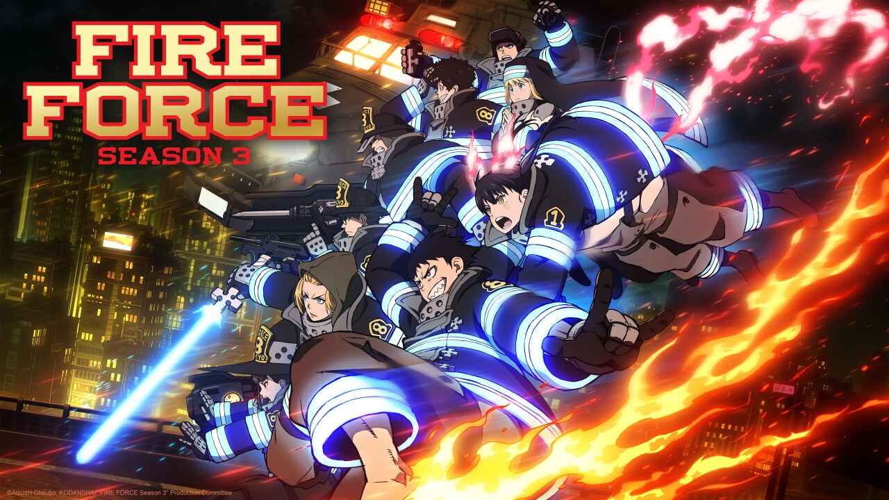Fire Force (2025) Season 03 Dubbed by Crunchyroll Multi Audio [Hindi-Tamil-Telugu-English-Japanese]